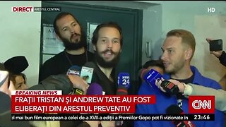 Andrew & Tristan Tate The Moment Leaving Jail