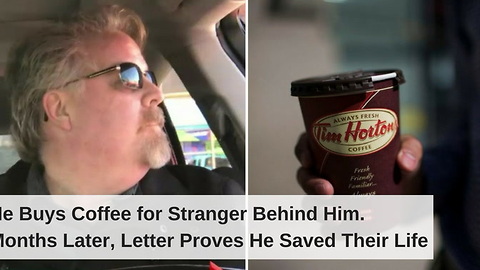 He Buys Coffee for Stranger Behind Him. Months Later, Letter Proves He Saved Their Life