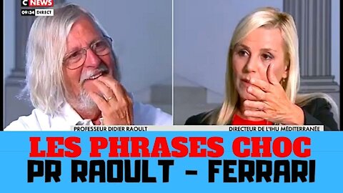 Le Pr Raoult face à Laurence Ferrari, ses punchlines explosives