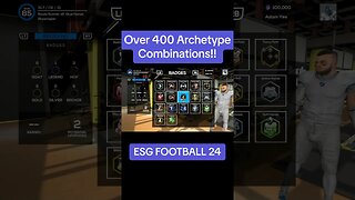 ESG FOOTBALL 24 Player Customization is INSANE!! #esgfootball #playesg #esgfootball24