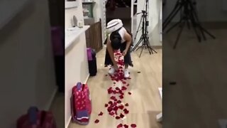 Man surprises his wife with...💀
