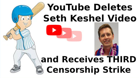 YouTube Deletes Seth Keshel Video and Receives THIRD Censorship Strike