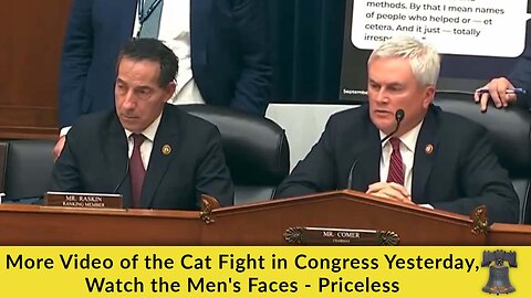 More Video of the Cat Fight in Congress Yesterday, Watch the Men's Faces - Priceless