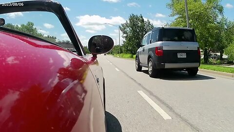 A Miata Drive To Leawood & Back With Side Mounted Cameras