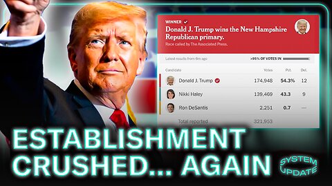 Trump Wins New Hampshire & Utterly Shames Establishment (Again)