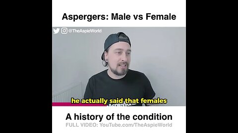 Aspergers Male vs Female @TheAspieWorld #autism #shorts #actuallyautistic