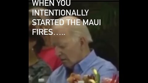 Biden Sleeping at Maui Funeral!!!