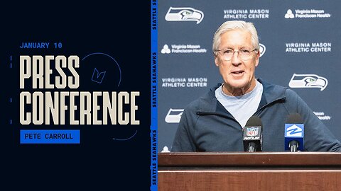 PETE CARROLL: "IT'S BEEN AN HONOR TO BE PART OF THIS PROGRAM" | PRESS CONFERENCE - JANUARY 10, 2024