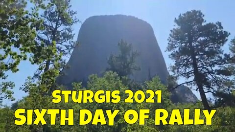 Sturgis Motorcycle Rally - Devils Tower Ride - SIXTH DAY of Rally