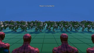 250 Spider-Man's Versus 250 Werewolves || Ultimate Epic Battle Simulator