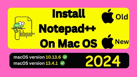 How to Install Notepad++ on Mac | Run Notepad++ on Macbook | Download Notepad++ for macOS | ichaush3