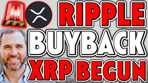 RIPPLE CONFIRMS XRP BUYBACK!! *MUST SEE* 💥