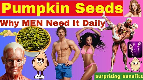 11Impressive Health Benefits of Pumpkin Seeds for Men| What Happens when Men Eat It Daily| #pumpkin
