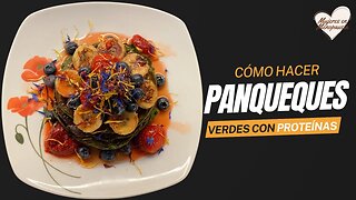 Panqueques PROTÉICOS con NutriPro y ESPINACA