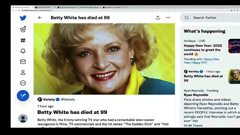 Betty White dies at 99 years old, according to reports