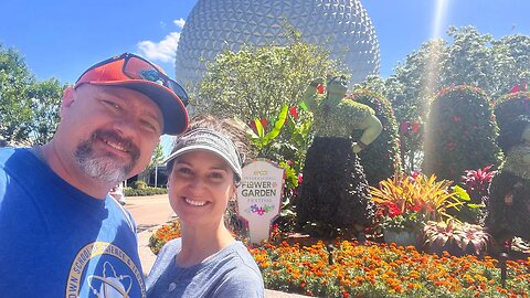 🔴LIVE🔴EPCOT Flower and Garden! #disney