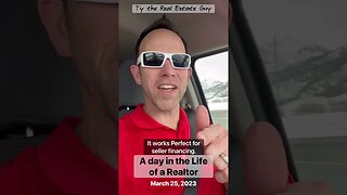 A Day in the Life of a Real Estate Agent - Looking at Seller Finance Properties #realestateshorts
