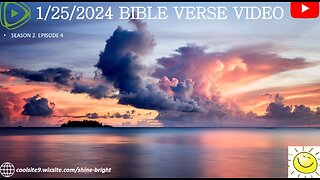 1/25/2024 BIBLE VERSE VIDEO