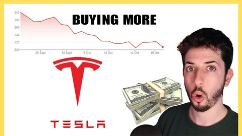 Tesla Crash? Why I'm Buying More Shares of Tesla | TSLA Stock