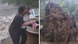 Insane storm beats down on campers in Cloyne, Ontario