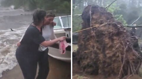 Insane storm beats down on campers in Cloyne, Ontario