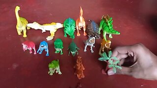 Dinosaur toys || unboxing and showcase || dinosaurs and names || Our Little Mario