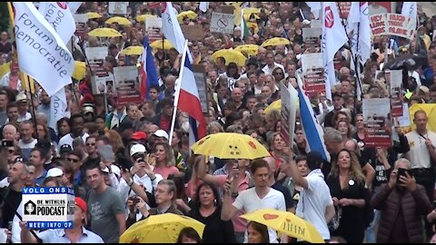 Demonstratie tegen Coronapas en Medische apartheid in Den Haag