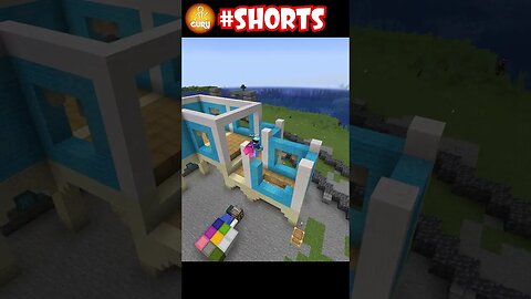 Basalt generator and company office building / Minecraft #short #shorts