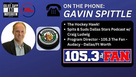 Gavin Spittle (The Hockey Hawk) Interview: #DallasStars #StanleyCupPlayoffs Preview