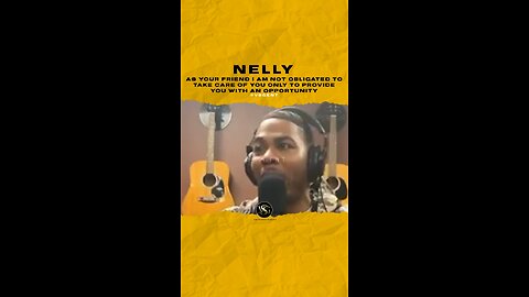 @nelly As your friend I’m not obligated to take care of you only to provide you with an opportunity