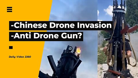 China Drone Invasion In Taiwan Theory, Improvised Anti Drone Gun
