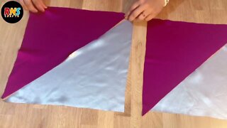 DIY cushion cover || how to make cushion cover and pillow cover || easy cushion cover idea