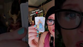 Tiny Tarot: ❤️ Lasting Love ❤️ #tarot #abundance #lawofattraction #tinytarot #crystinasmart