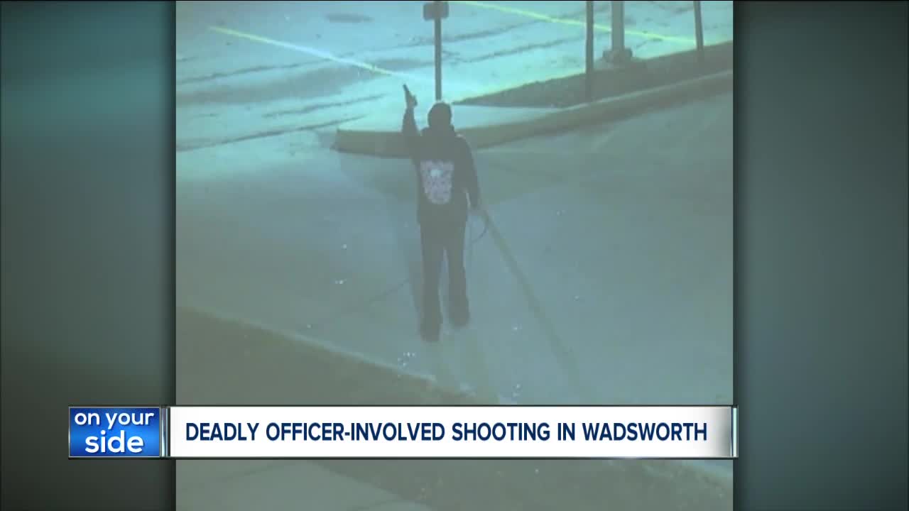 Man pulled out BB gun before being shot, killed by Wadsworth police outside city hall, authorities say