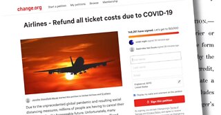 Consumers calling for airlines to refund canceled fights