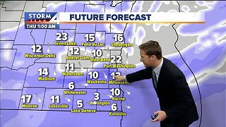 Snow arrives late Wednesday