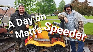 Rail Speeder trip with Matt Kinnard in Titusville PA