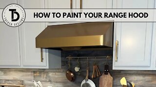 How to Paint a Range Hood