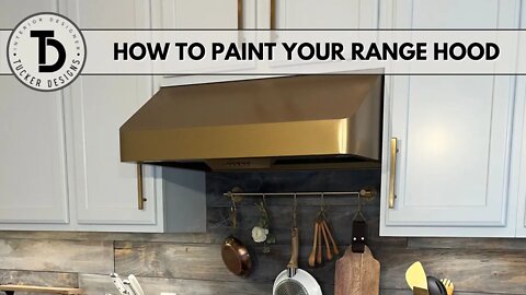 How to Paint a Range Hood