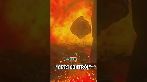 Lava In TOTK Is No Joke #zeldatearsofthekingdom #zelda #shorts