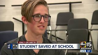 A team effort: School nurse, JROTC instructor save Arizona high school student