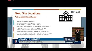 Denver to open more COVID-19 community vaccination sites next month