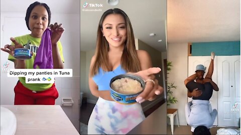 Putting Tuna in My Panties to see my Husbands Reaction (Must watch!!)