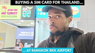 BUYING A SIM CARD FOR THAILAND AT BANGKOK AIRPORT (July 2023)