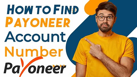 how to check Payoneer account number in mobile