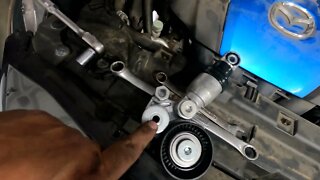 Mazda 3 Rear Belts and Tensioner Replacement Step-by-Step (2012) Fat Guy Builds