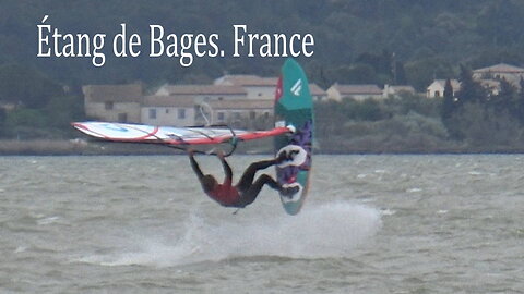 Windsurfing Etang de Bages en France
