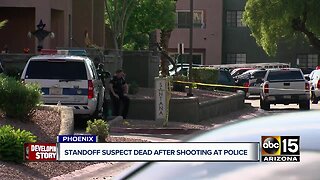 Standoff suspect dead after shooting at police
