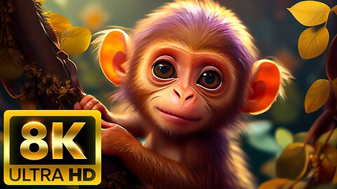 "8K Wildlife Safari - Colorfully Dynamic [60FPS Ultra HD] 🌿🦁🦌"