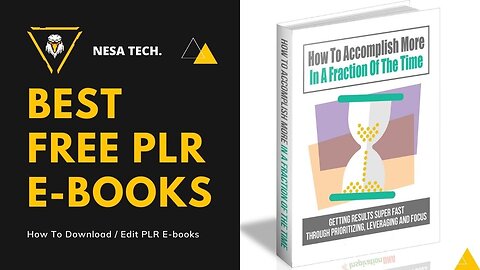 PLR Ebooks - Where To Find FREE PLR Ebooks / Products